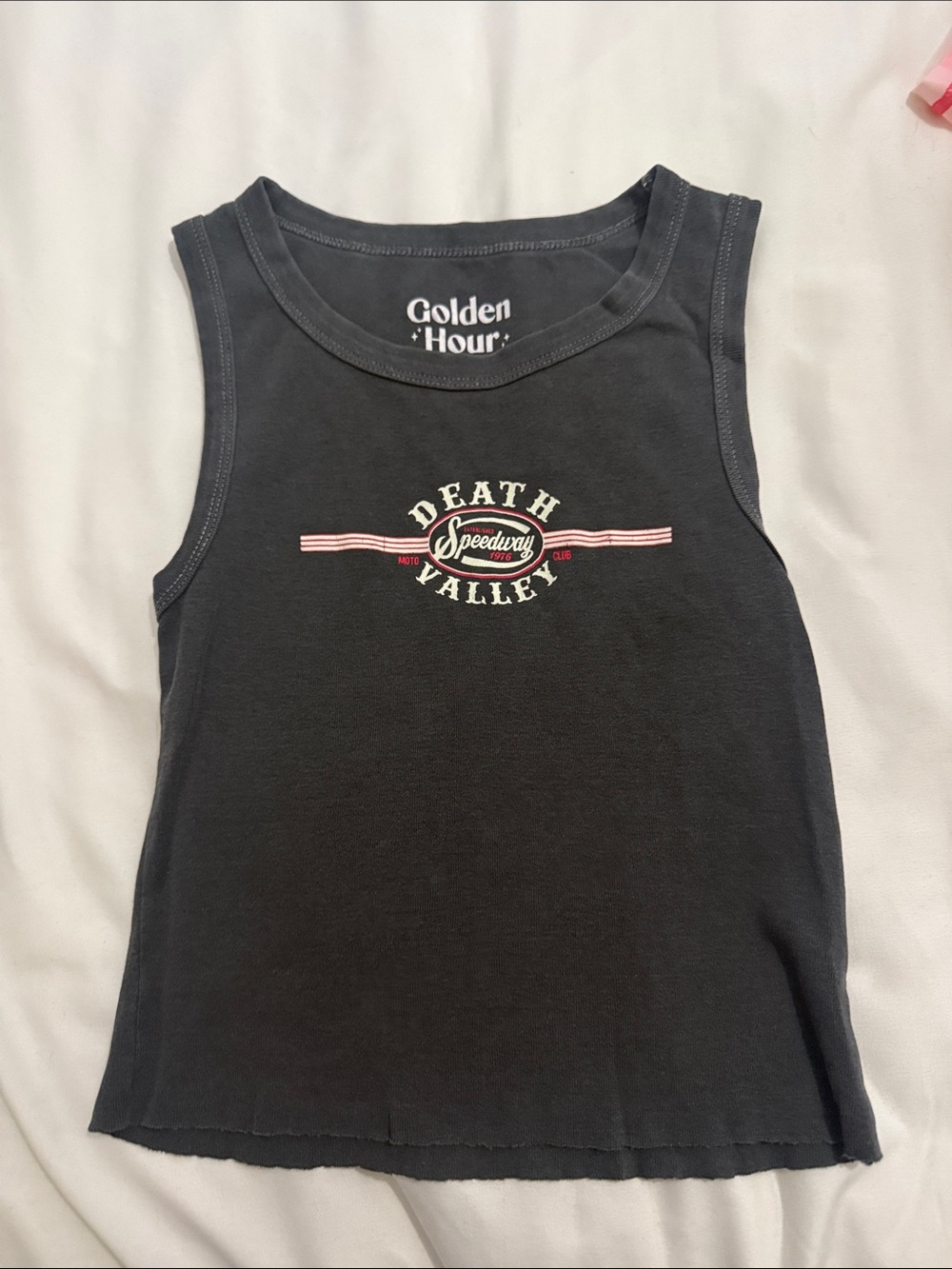 PacSun Black 'Death Valley Speedway' Graphic Tank
